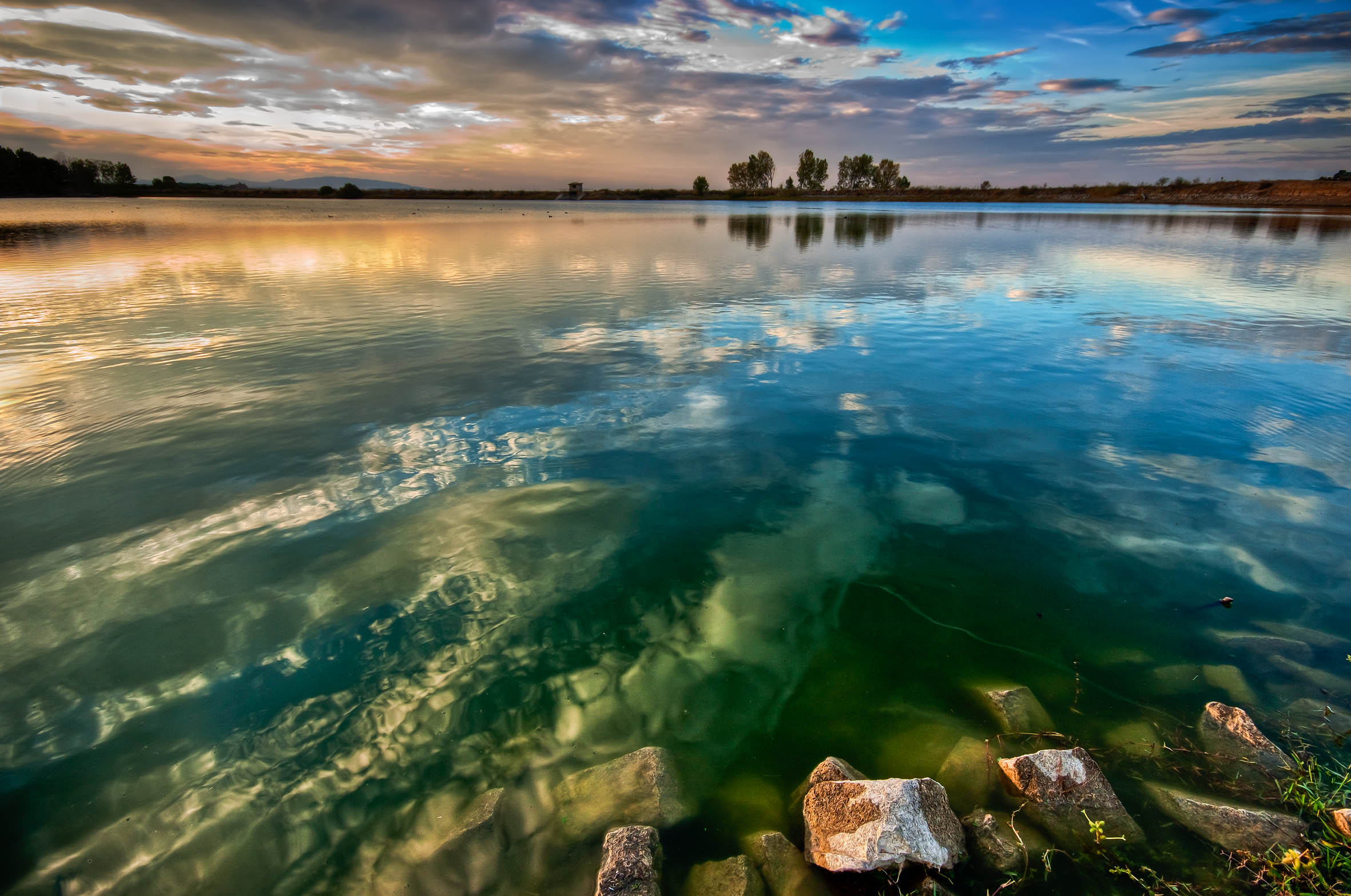 Laguna de Lor al atardecer - Autor: Martín Zalba