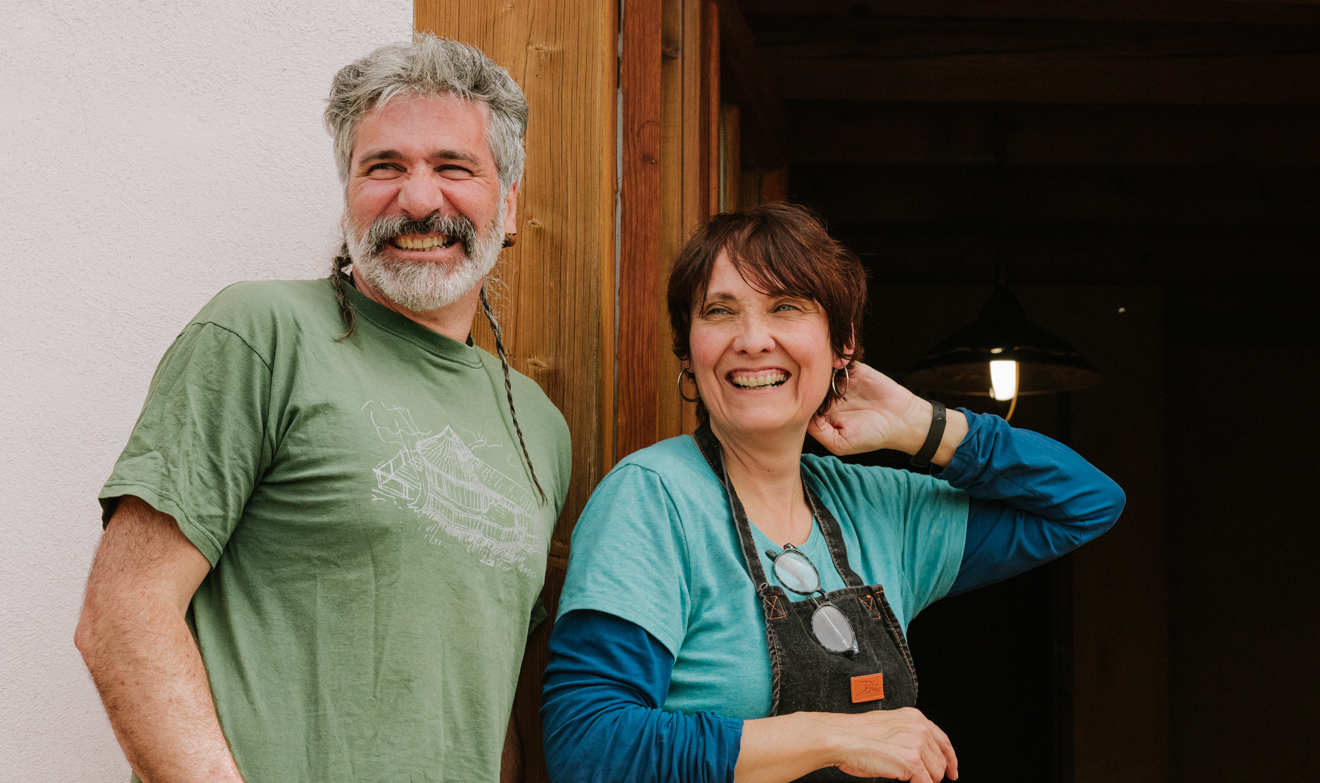 Luismi y Alicia de Agroturismo Maricruz