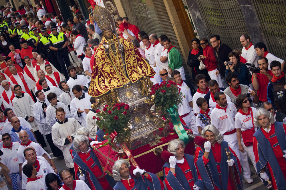 Procesión de San Fermín.