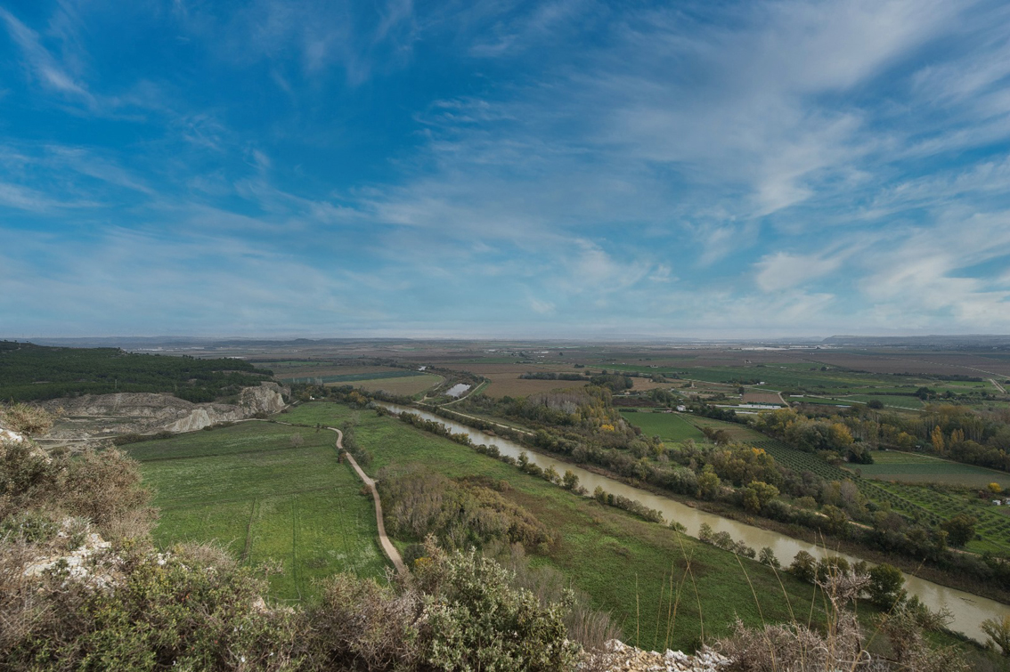 imagen áerea del río