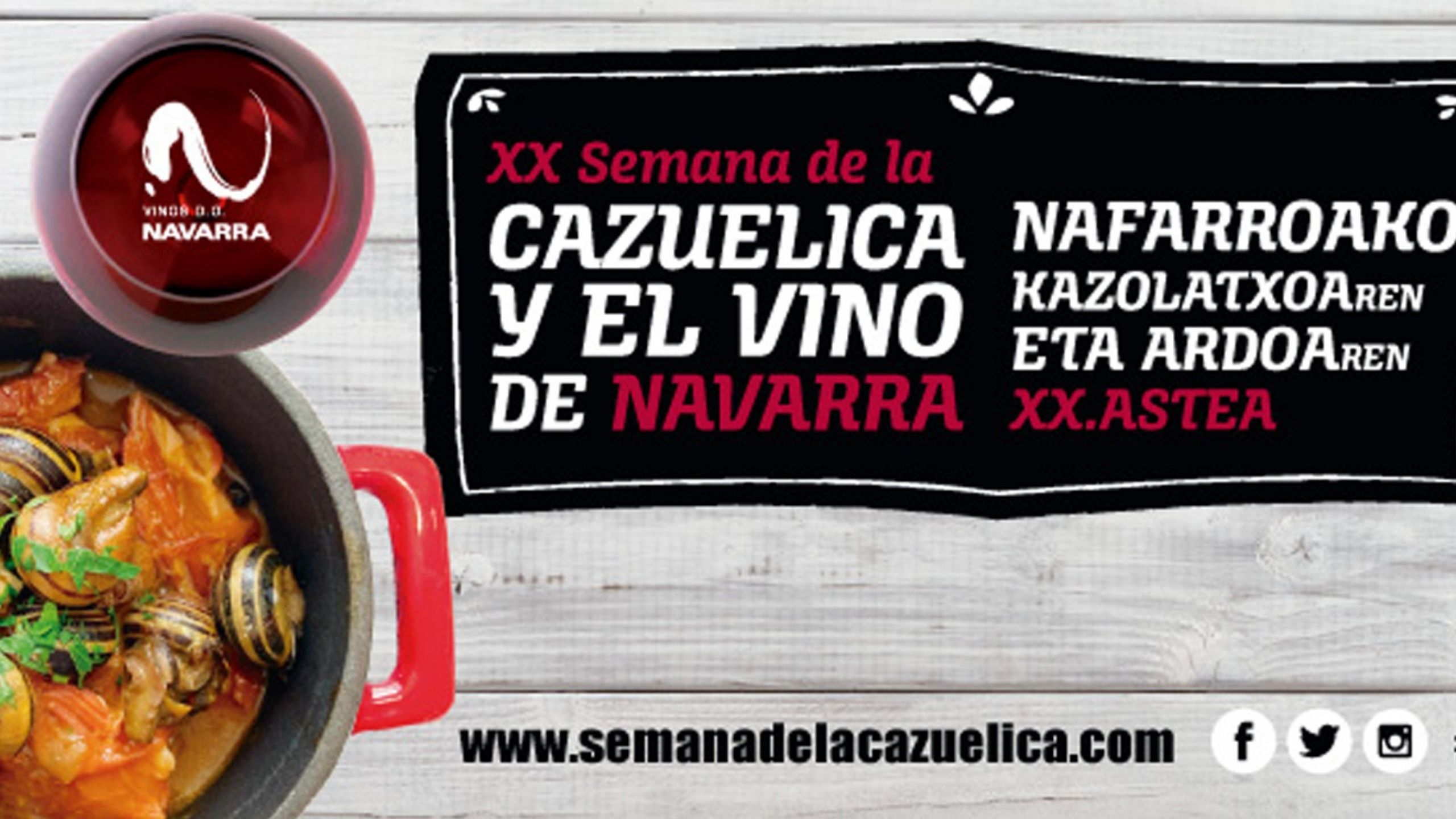 Semana de la cazuelica y el vino de Navarra