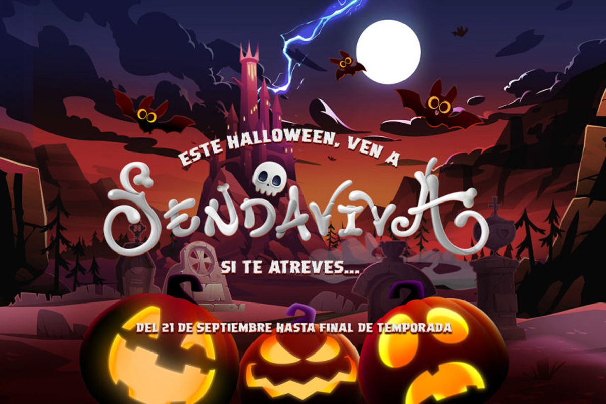 Grupo de personas disfrazadas en Halloween de Sendaviva