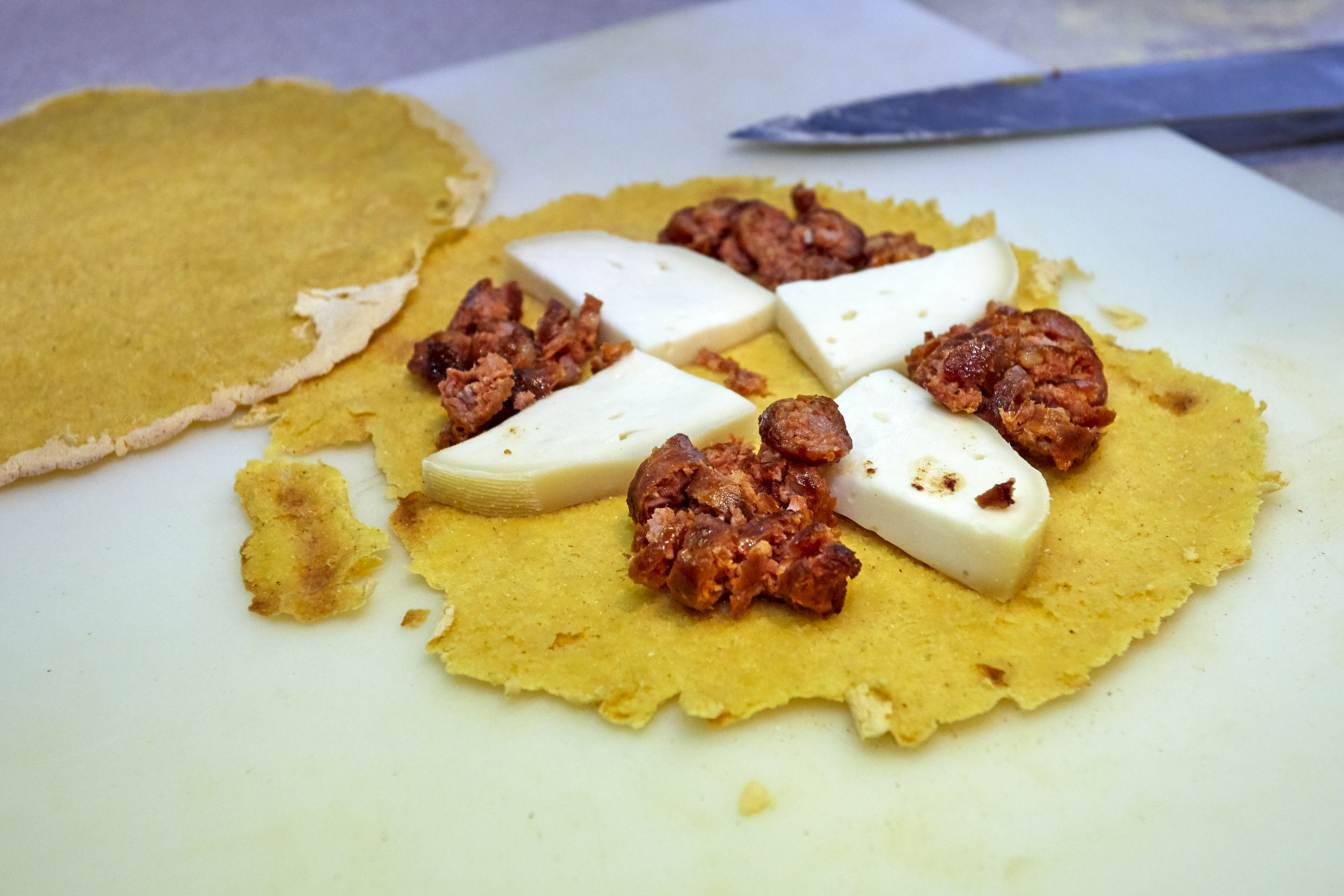 talo de queso y chistorra