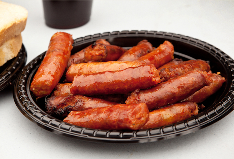 plato con chistorra frita