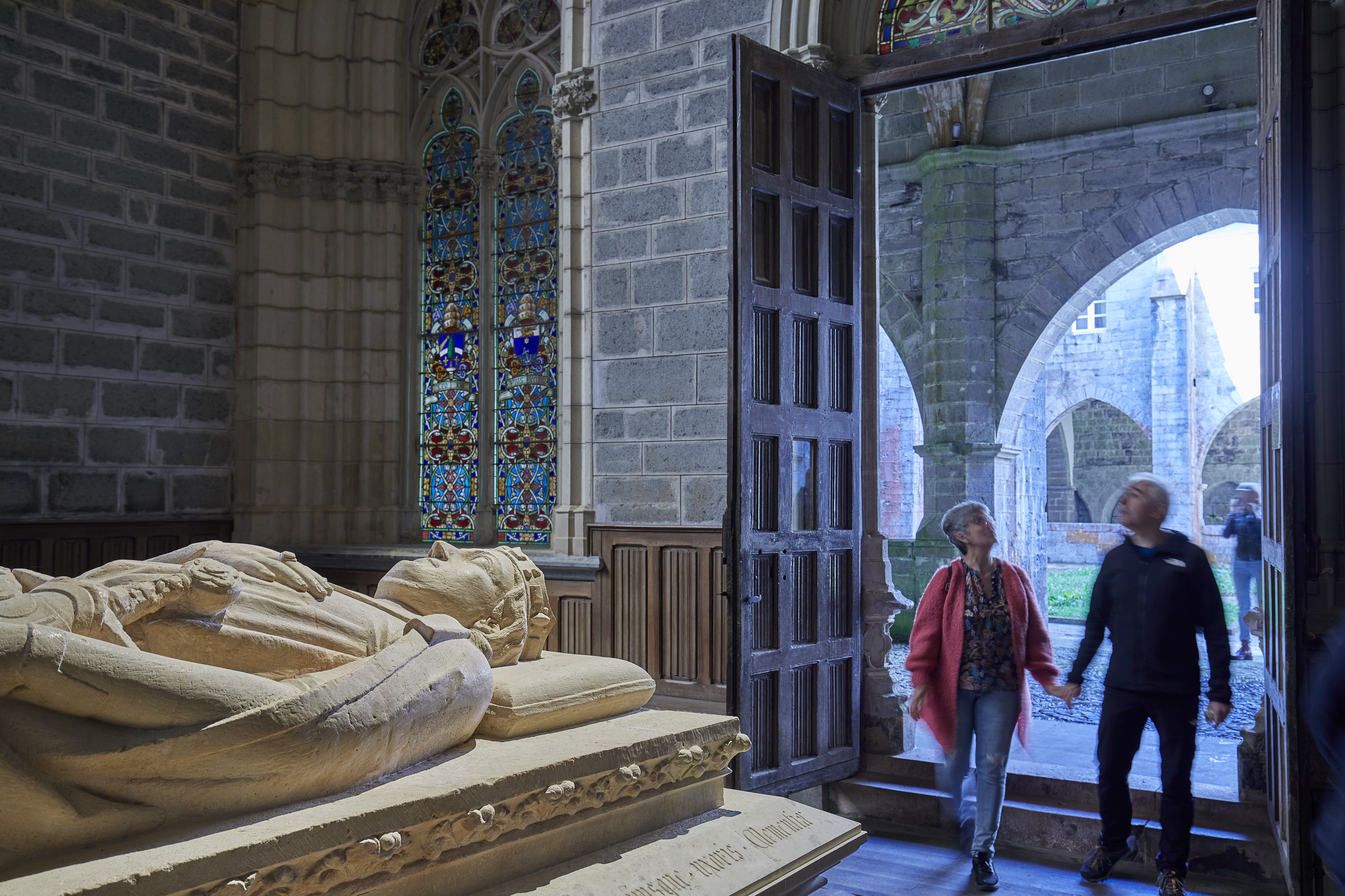 Sepulcro de Sancho el Fuerte en Roncesvalles