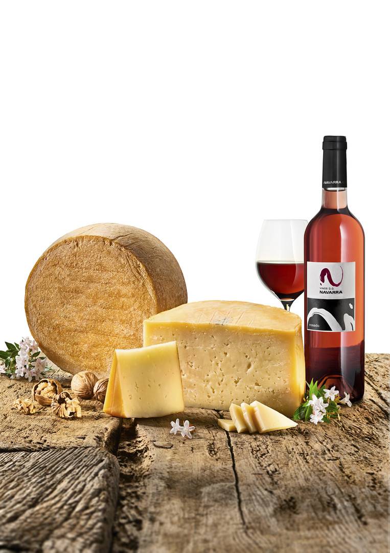 Cheese and rosé from Navarra