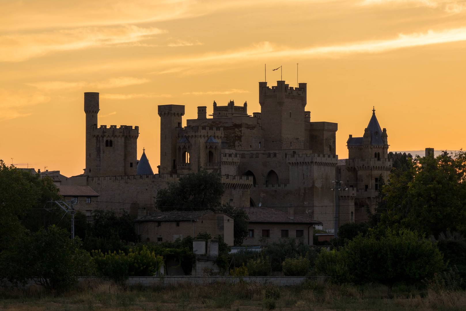 Palacio Real al atardecer