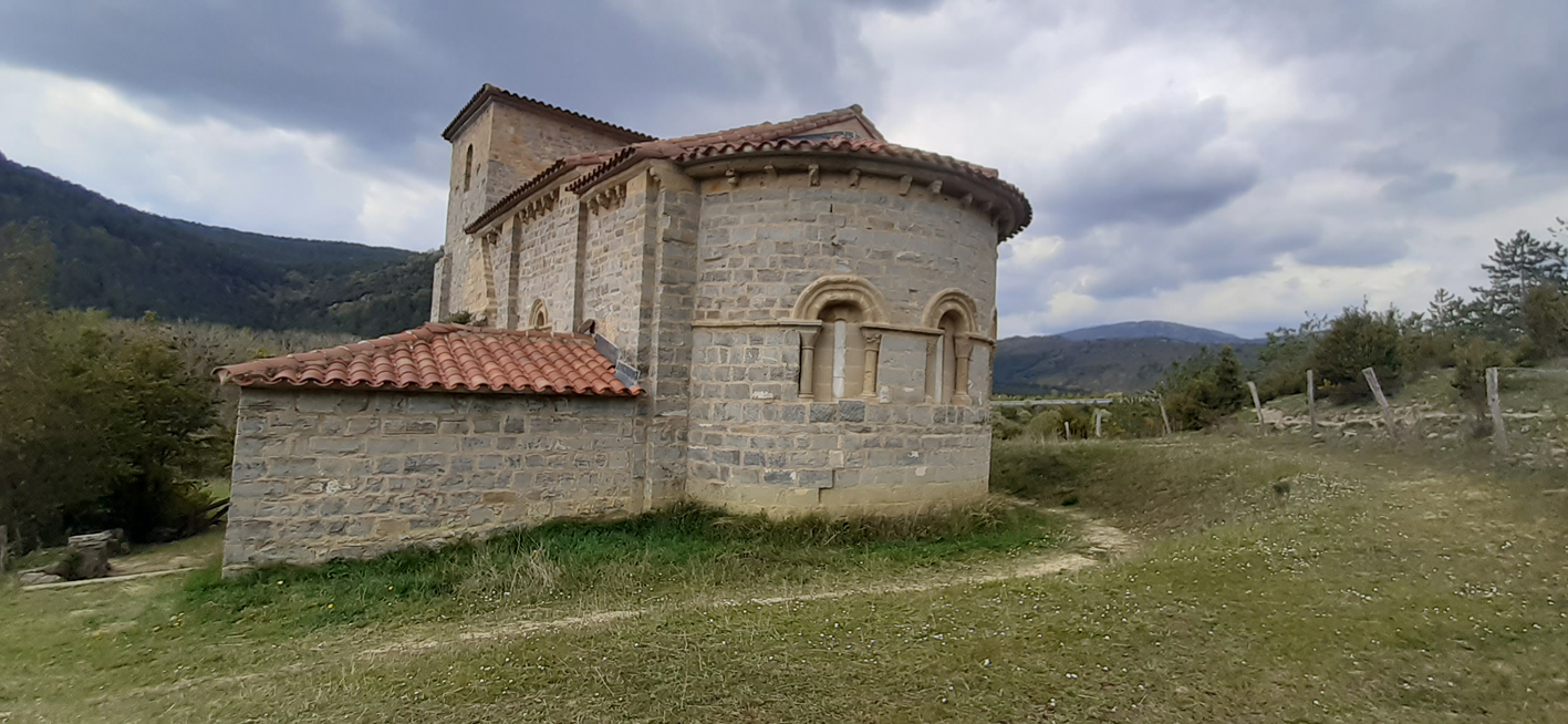 ermita de Arce vista desde el ábside