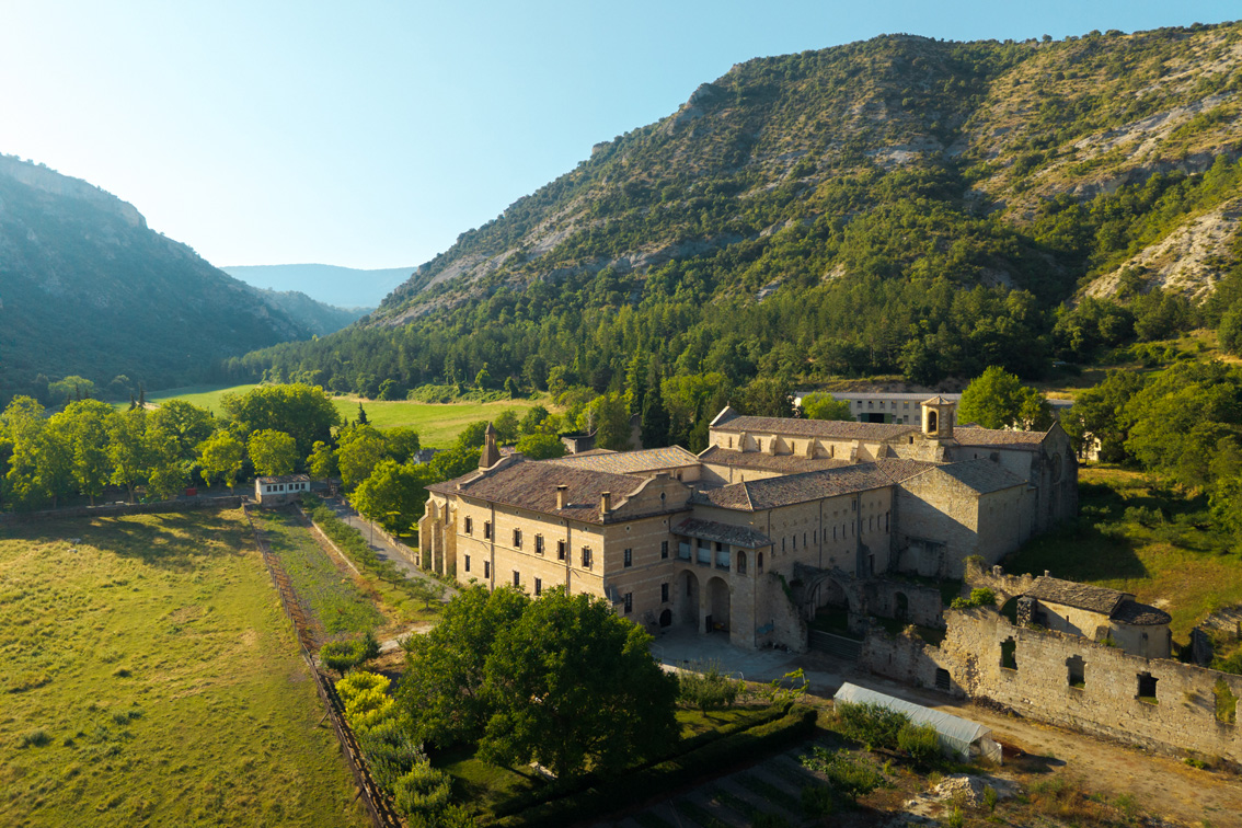 vista del monasterio de Irantzu