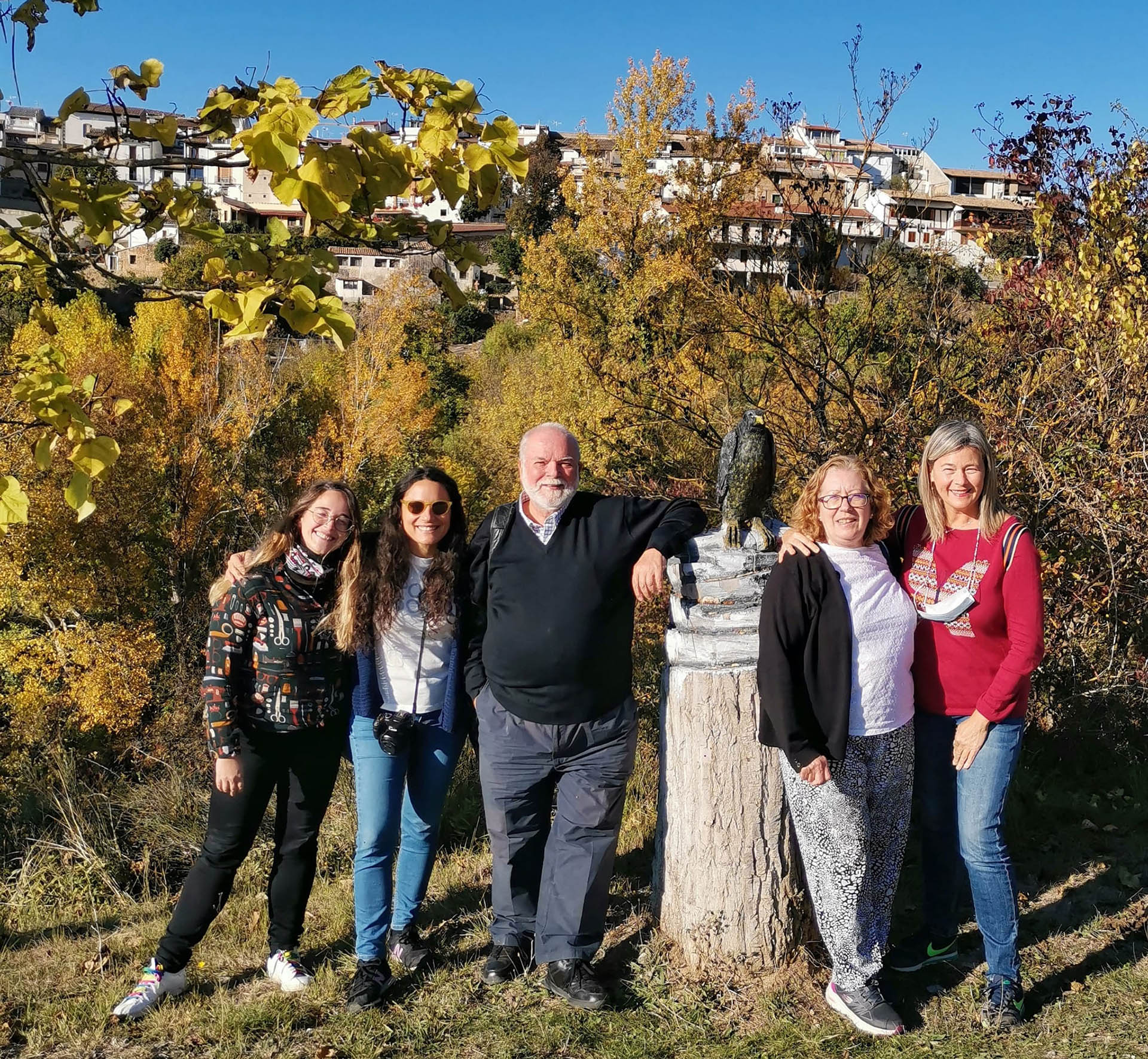 Presstrip con 16 periodistas, divididos en 4 grupos y durante 4 días, recorriendo los “Senderos milenarios de Navarra”