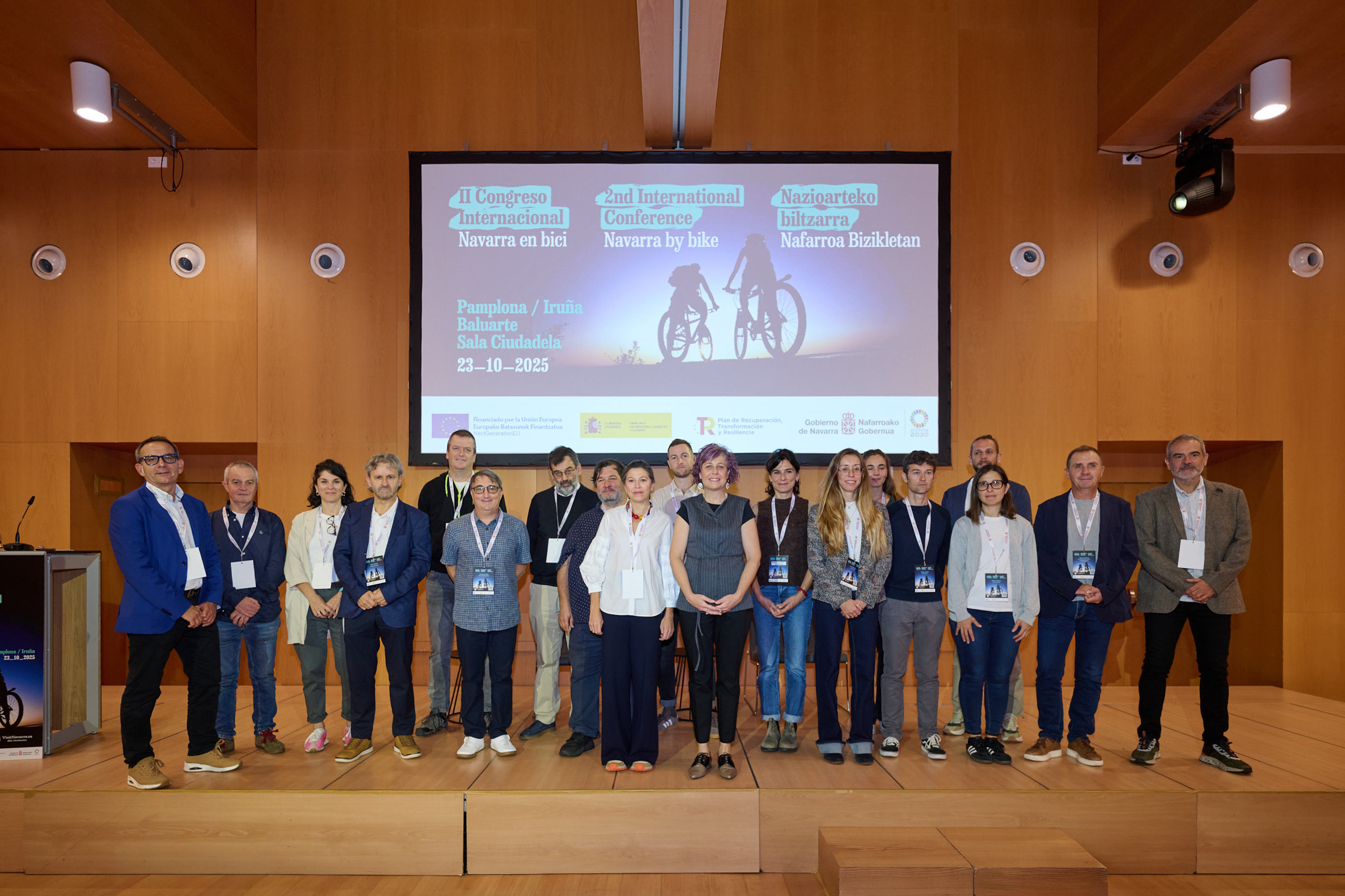 Más de cien agentes debaten sobre el futuro del cicloturismo en el ‘II Congreso Internacional Navarra en Bici’
