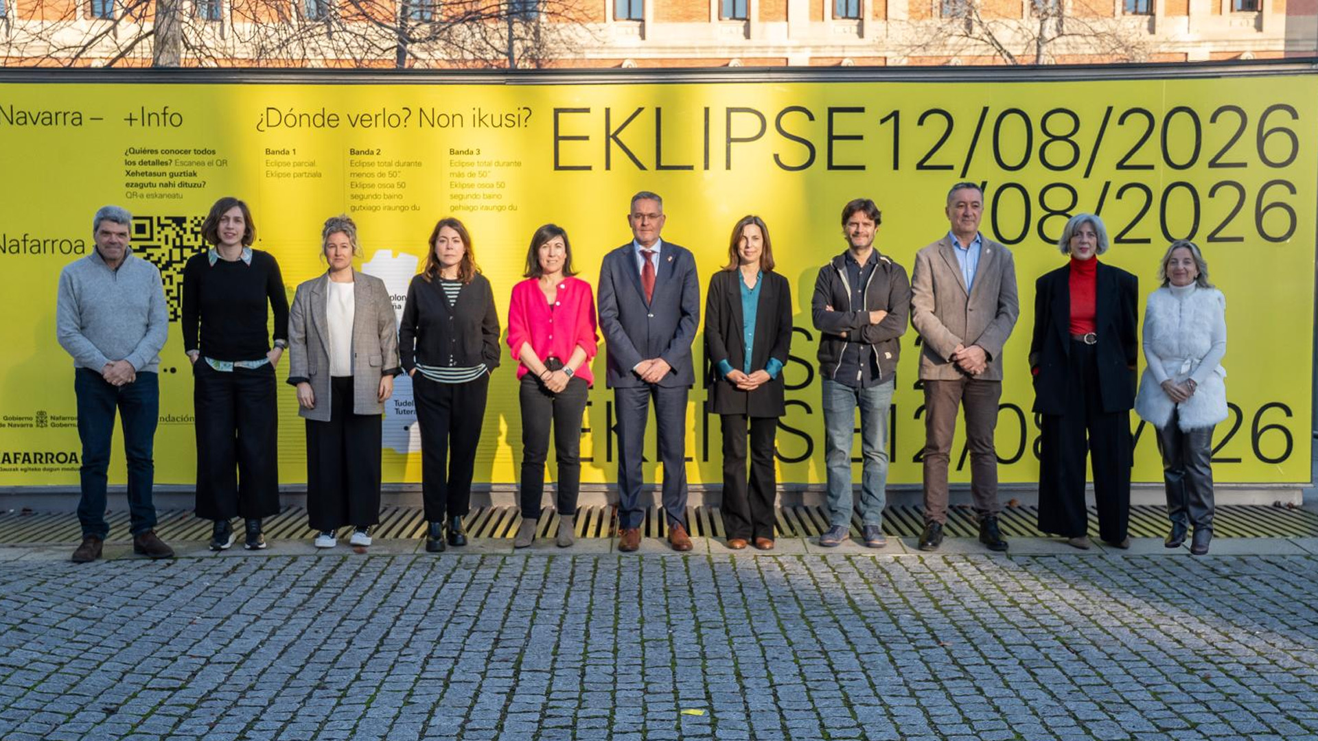 Nafarroako Gobernuak EKLIPSE proiektua aurkeztu du, parte hartuko duten hamar udalerrirekin eta 2026ko abuztuaren 12an gertatuko den fenomenoaren aurreko jarduera ziklo batekin