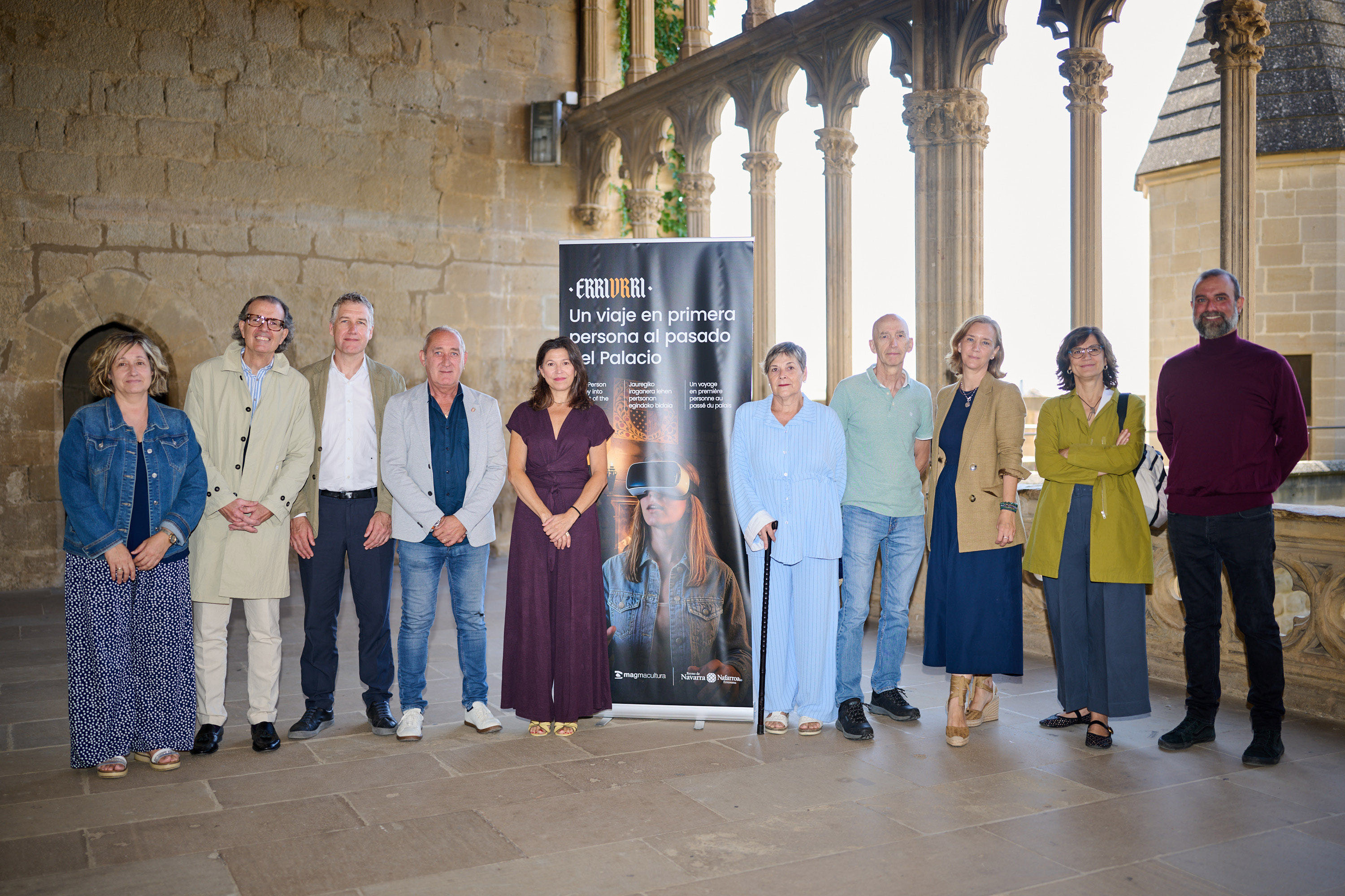 Más de 2.500 personas han disfrutado de ErriVRri, la experiencia de realidad virtual del Palacio de Olite
