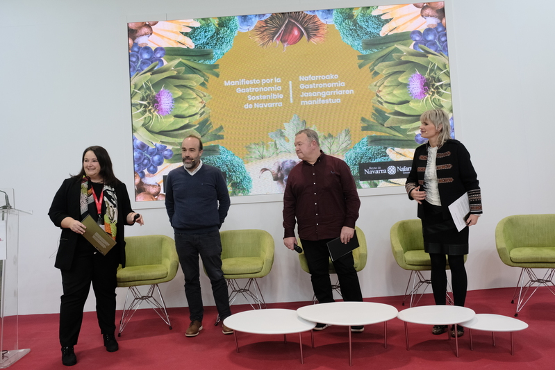 Presentación del Manifiesto de  Gastronomía Sostenible de Navarra | Fitur 2023