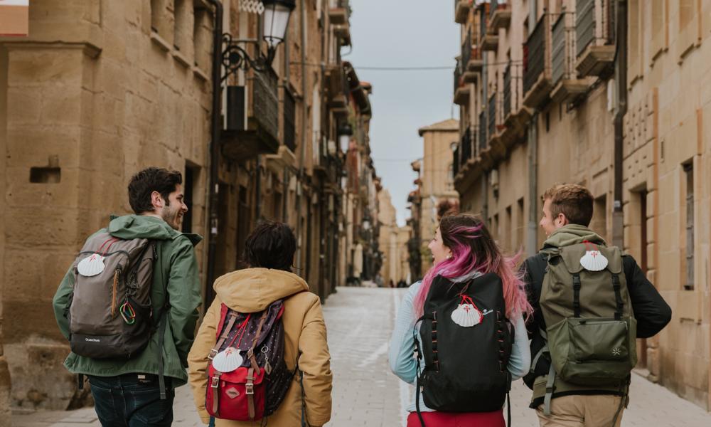 Camino de Santiago en Viana (Navarra)