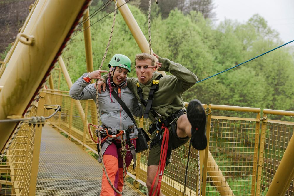 Deportes de aventura en pareja. Baztan Abentura (Navarra)