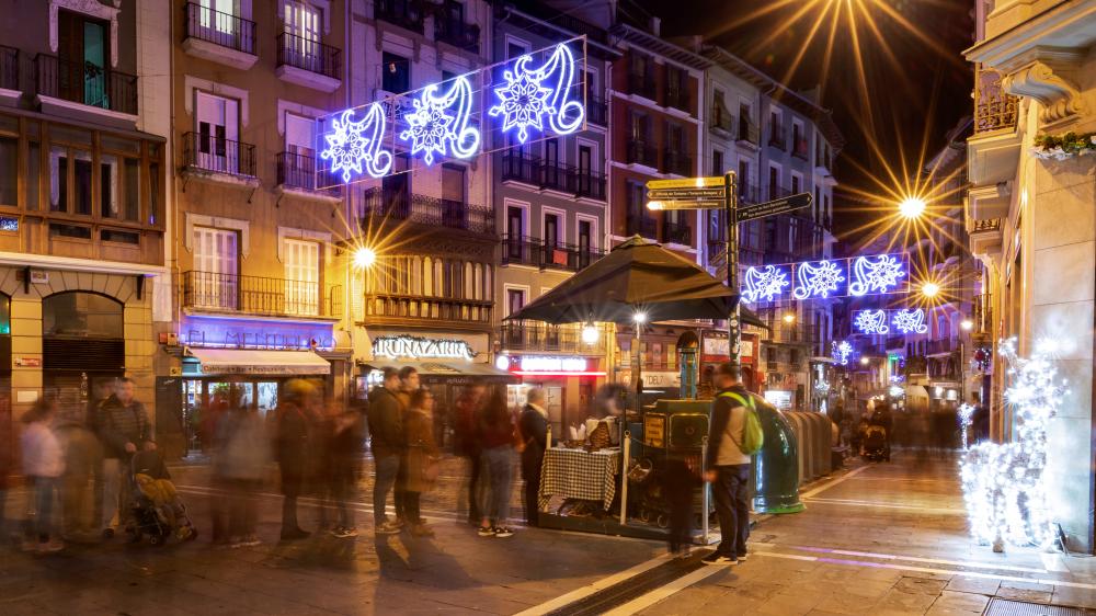 Castañero de Pamplona en Navidad