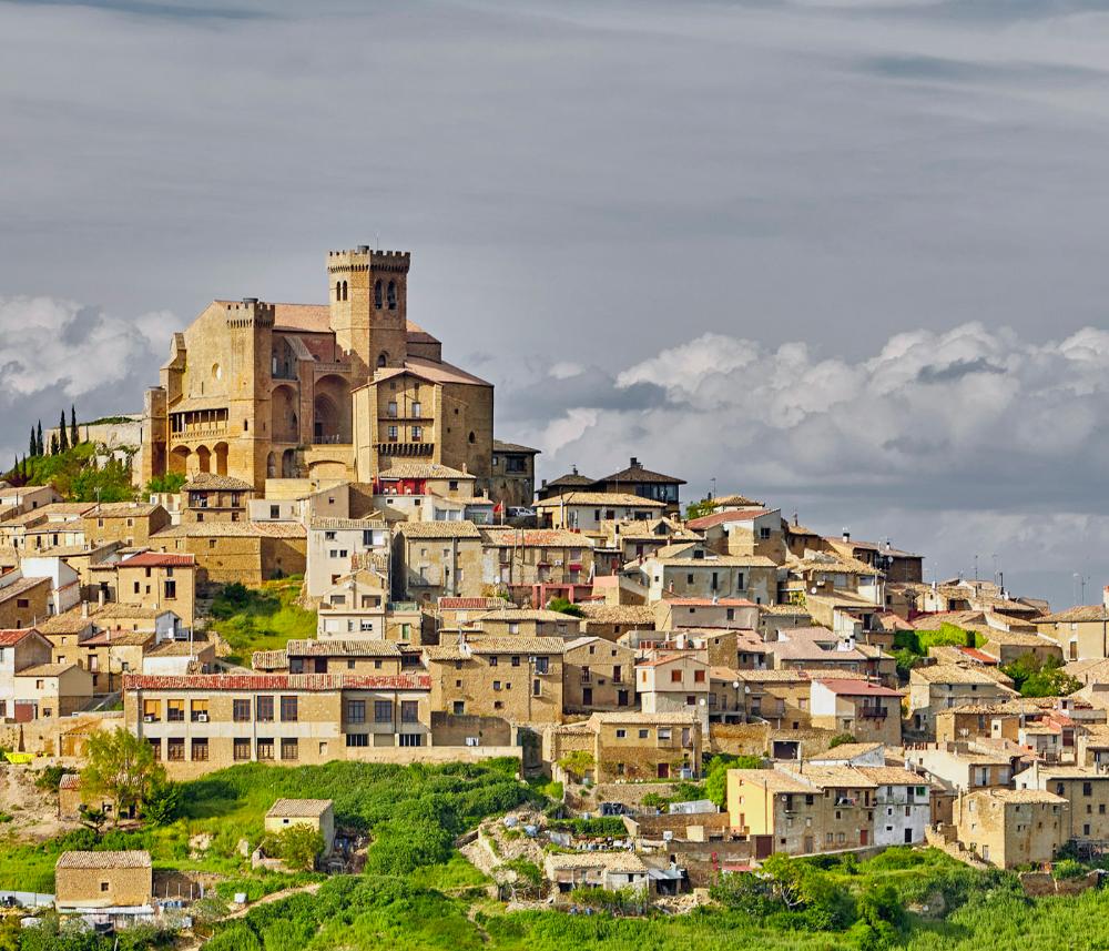 Vista panorámica de Ujué