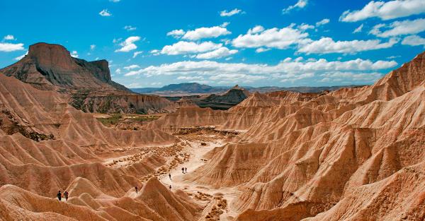 vista de Castildetierra en las Bardenas