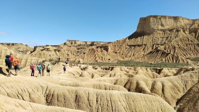 Senderismo programado por las Bardenas