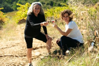 brindis en las viñas