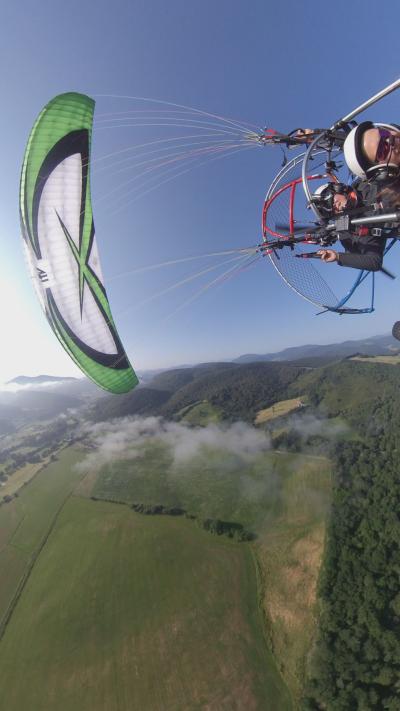 vuelo biplaza en paramotor