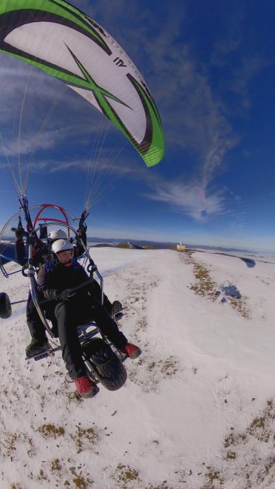 vuelo biplaza en paramotor