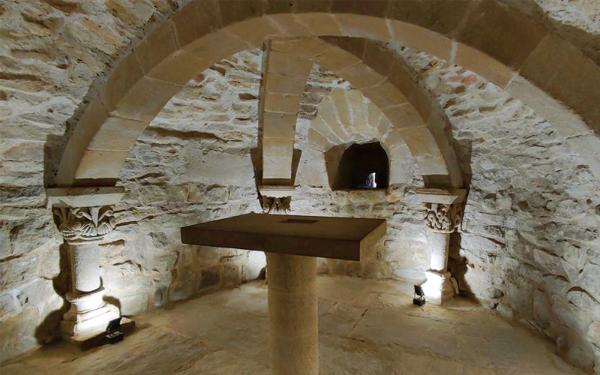 cripta de San Martín de Orísoain