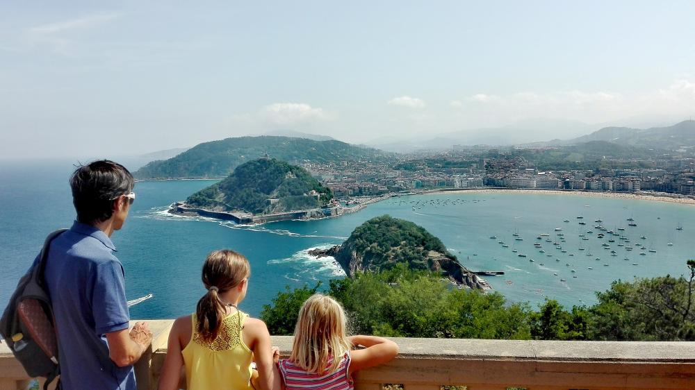 vista de la playa de la Concha de San Sebastián