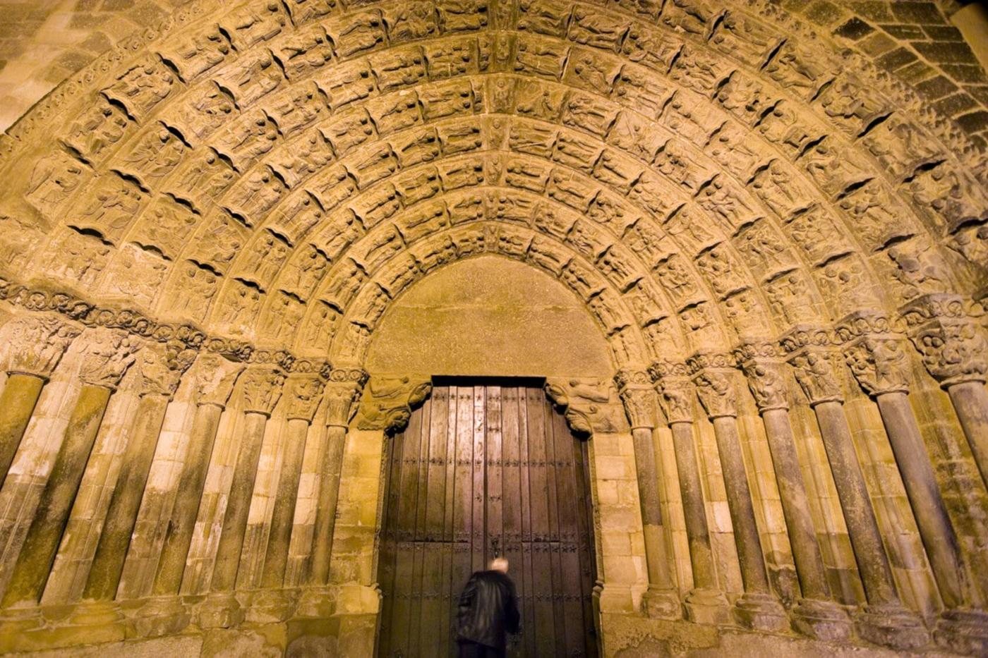 Portada del Juicio de la Catedral de Santa María de Tudela