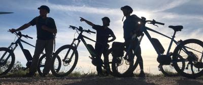 Electric bike route through Gallipienzo, Ujué and Santa Criz de Eslava.