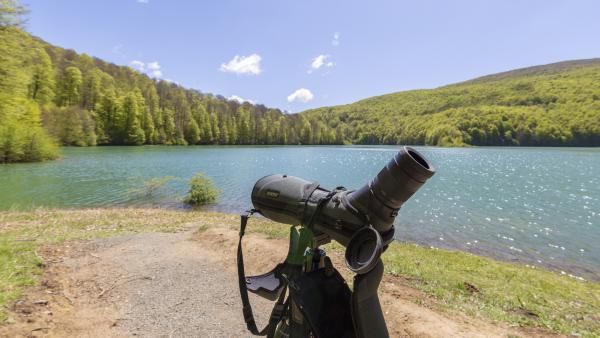 Photographie au réservoir d’Irabia, forêt d’Irati