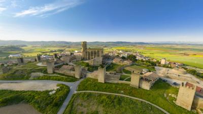 Visit the Fortified Enclosure of Artajona and the Church of San Saturnino.